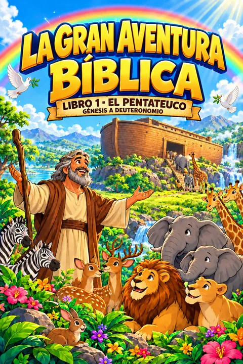 Portada real de La Gran Aventura Bíblica, Libro 1: El Pentateuco
